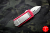 Microtech Exocet Red Wallet Money Clip Double Edge Out The Front (OTF) Stonewash Blade 157-10 RD