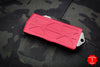 Microtech Exocet Red Wallet Money Clip Double Edge Out The Front (OTF) Apocalyptic Blade 157-10 APRD