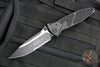 Microtech Socom Elite- Manual Folder- Tactical- Single Edge- Black Handle- Black Part Serrated Blade 160-2 T