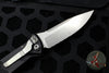Microtech Socom Elite Auto (OTS)- Single Edge- Black Handle- Stonewash Part Serrated Blade 160A-11