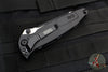Microtech Socom Elite- Manual Folder- Tanto Edge- Black Handle- Two-tone Black Full Serrated Blade 161-3 T