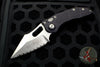 Microtech Stitch OTS Auto Knife Stonewash Full Serrated Blade 169-12
