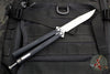Microtech Tachyon III Butterfly Knife- Black- Stonewash Blade 173-10