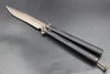 Microtech Tachyon III Butterfly Knife Black with Bronze Blade 173-13