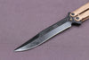 Microtech Tachyon III Butterfly Knife Tan DLC Blade 173-1 DLCTA
