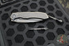 Microtech Anax- Black DLC Single Edge- DLC Finished Titanium Handle with Carbon Fiber Inlay- Dual Lanyard 190C-1 DLCTCFTI