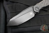 Microtech Anax- Black DLC Tanto Edge- DLC Finished Titanium Handle with Carbon Fiber Inlay- Plain Edge Blade- Dual Lanyard 191C-1 DLCTCFTI