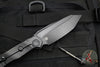 Microtech Anax- Black DLC Tanto Edge- DLC Finished Titanium Handle with Carbon Fiber Inlay- Plain Edge Blade- Dual Lanyard 191C-1 DLCTCFTI