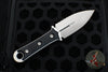 Microtech SBD Double Edge Dagger Borka Collaboration Stonewash Full Serrated Fixed Blade 201-12