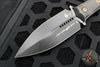 Microtech Borka SBD Fixed Blade Dagger- Double Edge- Carbon Fiber Handle- Black DLC Plain Edge Blade 201-1 DLCCFS