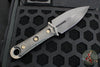 Microtech Borka SBD Fixed Blade Dagger- Double Edge- Carbon Fiber Handle- Black DLC Plain Edge Blade 201-1 DLCCFS