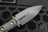 Microtech Borka SBD Fixed Blade Dagger- Double Edge- Carbon Fiber Handle- Black DLC Plain Edge Blade 201-1 DLCCFS