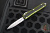Microtech Makora- Double Edge- OD Green With Stonewash Plain Edge 206-10 ODS