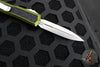 Microtech Makora- Double Edge- OD Green With Stonewash Plain Edge 206-10 ODS