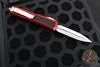 Microtech Makora- Double Edge- Red With Stonewash Plain Edge 206-10 RDS