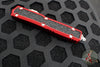 Microtech Makora- Double Edge- Red With Stonewash Plain Edge 206-10 RDS