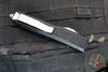 Microtech Makora- Double Edge- Black With Stonewash Part Serrated Edge 206-11 S