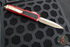 Microtech Makora- Double Edge- Red With Bronzed Plain Edge 206-13 RDS
