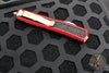 Microtech Makora- Double Edge- Red With Bronzed Plain Edge 206-13 RDS