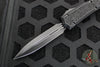 Microtech Makora- Double Edge- Tactical- Black Handle- Black Plain Edge 206-1 TS