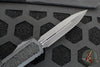 Microtech Makora- Double Edge- Tactical- Black Handle- Black Plain Edge 206-1 TS