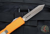Microtech Ultratech OTF Knife- Spartan Edge- Orange Handle- Bronzed Apocalyptic Blade 223-13 APOR