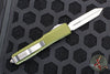 Microtech Ultratech OTF Knife- Spartan Edge- OD Green Handle- Satin Plain Edge 223-4 OD