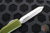 Microtech Ultratech OTF Knife- Spartan Edge- OD Green Handle- Satin Plain Edge 223-4 OD