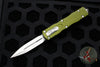 Microtech Dirac OD Green Double Edge OTF Knife Stonewash Blade HW 225-10 OD