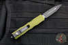 Microtech Dirac OTF Knife- Double Edge- OD Green Handle- Black Blade HW 225-1 OD