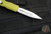 Microtech Dirac OTF Knife- Double Edge- OD Green Handle- Satin Blade 225-4 OD