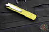 Microtech Dirac OTF Knife- Double Edge- OD Green Handle- Satin Blade 225-4 OD