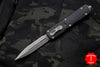 Microtech Dirac Delta OTF Knife- Double Edge- Black Handle- Apocalyptic Blade 227-10 AP