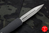 Microtech Dirac Delta OTF Knife- Double Edge- Black Handle- Apocalyptic Blade 227-10 AP