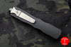 Microtech Dirac Delta OTF Knife- Double Edge- Black Handle- Apocalyptic Blade 227-10 AP