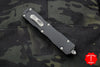 Microtech Dirac Delta OTF Knife- Double Edge- Black Handle- Apocalyptic Blade 227-10 AP