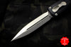 Microtech Dirac Delta OTF Knife- Black Handle- Stonewash Blade 227-10