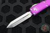 Microtech UTX-85 OTF Knife- Spartan Edge- Violet Handle- Stonewash Blade 230-10 VI