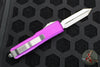 Microtech UTX-85 OTF Knife- Spartan Edge- Violet Handle- Stonewash Blade 230-10 VI