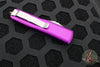 Microtech UTX-85 OTF Knife- Spartan Edge- Violet Handle- Stonewash Blade 230-10 VI
