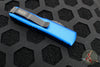 Microtech UTX-85 OTF Knife- Spartan Edge- Blue Handle- Black Blade 230-1 BL