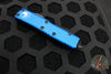 Microtech UTX-85 OTF Knife- Spartan Edge- Blue Handle- Black Blade 230-1 BL