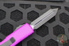 Microtech UTX-85 OTF Knife- Spartan Edge- Violet Handle- Black Blade 230-1 VI