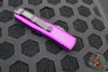 Microtech UTX-85 OTF Knife- Spartan Edge- Violet Handle- Black Blade 230-1 VI