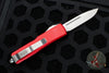 Microtech UTX-85 Red Single Edge OTF Knife Stonewash Blade 231-10 RD