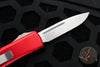 Microtech UTX-85 Red Single Edge OTF Knife Stonewash Blade 231-10 RD