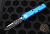 Microtech UTX-85 OTF Knife- Single Edge- Blue With Black Blade 231-1 BL