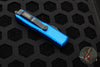 Microtech UTX-85 OTF Knife- Single Edge- Blue With Black Blade 231-1 BL