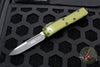 Microtech UTX-85 OD Green Single Edge OTF Knife Black Blade 231-1 OD