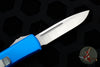 Microtech UTX-85 OTF Knife- Single Edge- Blue Handle- Satin Blade 231-4 BL